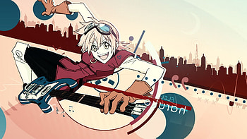 Haruko Haruhara, Anime character, FLCL series HD wallpaper