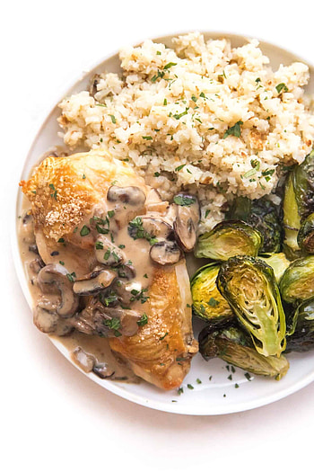Whole30 keto chicken, Creamy mushroom gravy, Food HD phone wallpaper