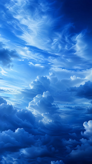 Serene Azure Cloudscape — , Sky HD phone wallpaper