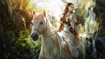 Elf, Beautiful , Mystic fantasy art HD wallpaper