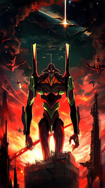 Epic Evangelion Unit-01 Anime Mecha, Anime, Neon Genesis Evangelion, Evangelion Unit-01, mecha HD phone wallpaper