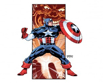 Captain America, Avengers, Marvel Comics, Cube, Red Skull HD wallpaper