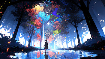 Anime Girls Short Hairs, anime-girls, anime, artist, artwork, digital-art, pixiv HD wallpaper