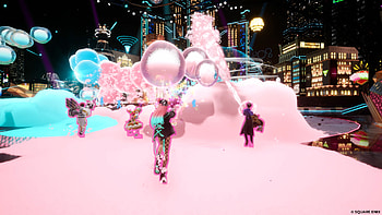 Foamstars Game Fantasy Cityscape, video game, Foamstars HD wallpaper
