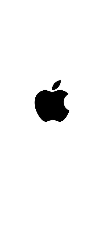 Apple logo, White and black, Timeless elegance, Classic simplicity HD phone wallpaper