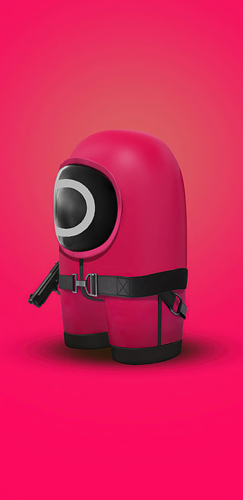 Squid Game x Among Us, TV Show, Squid Game HD phone wallpaper