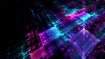 Digital cubes, Geometry HD wallpaper