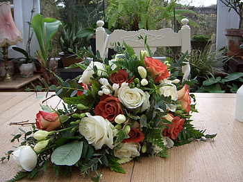 For the bride, bouquet, roses, colors, nature, flowers, beauty HD wallpaper