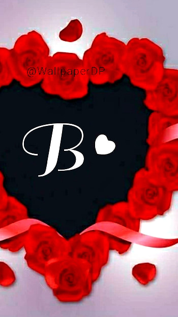 B Name, Rose Heart HD phone wallpaper