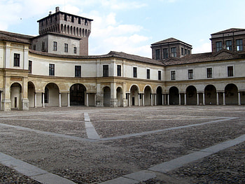Mantova Italy, Castello ducale dei gonzaga HD wallpaper
