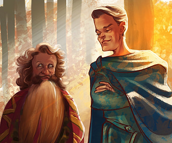 Elrond and Durin, TV Show, The Lord of the Rings: The Rings of Power HD wallpaper