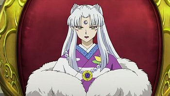 Sesshomaru's Mother, silver hair, inuyasha, cute, long hair, beauty, nice, fur, lady, maiden, female, sexy, sweet, hot, girl, beautiful, anime girl, anime, pretty, white hair, lovely HD wallpaper