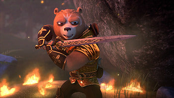 Po, Mr. Ping, Wandering Blade, Klaus Dumont Kung Fu Panda The Dragon Knight HD wallpaper