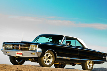 1965-Chrysler-300-Sport, Black, Muscle, 1965, Classic HD wallpaper