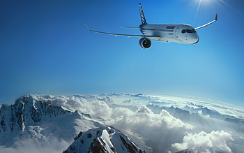 bombardiercs-300, plane, 300, sky, bombardiercs HD wallpaper
