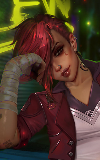 VI (League Of Legends), TV Show, Arcane HD phone wallpaper
