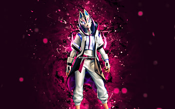 Snowstorm Overcharged Catalyst, , purple neon lights, Fortnite Battle Royale, Fortnite characters, Snowstorm Overcharged Catalyst Skin, Fortnite, Snowstorm Overcharged Catalyst Fortnite HD wallpaper