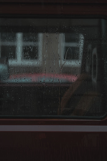 Rain, Drops, Macro, Wet, Glass, Window HD phone wallpaper