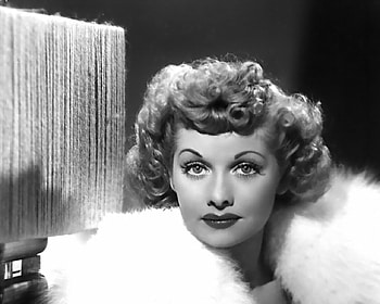 Lucille Ball, old, white, black, pretty, red head, Ricky HD wallpaper