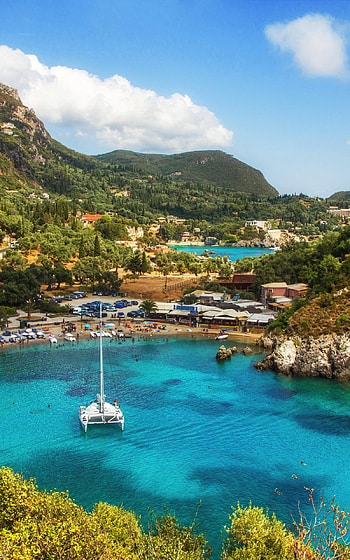 Corfu travels, Greece , Background HD phone wallpaper
