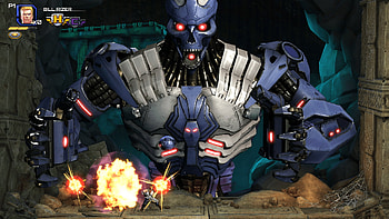 Contra Operation C Galuga Boss Battle, video game, Contra: Operation Galuga, boss fight HD wallpaper