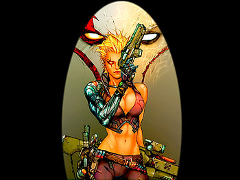 Ballistic, comic, fantasy, female HD wallpaper