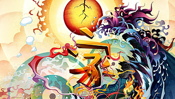 Japanese painting, Pop Art HD wallpaper