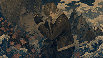 Resident Evil 4 — : Leon's Village Vigil, Leon S. Kennedy, Male Character, Handgun, Video Game HD wallpaper