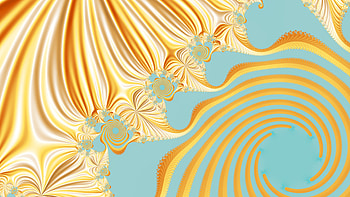Fractal Art for your - Trippy, blue, white, yellow, psychedelic, trippy, Abstract, fractal, abstract blue HD wallpaper