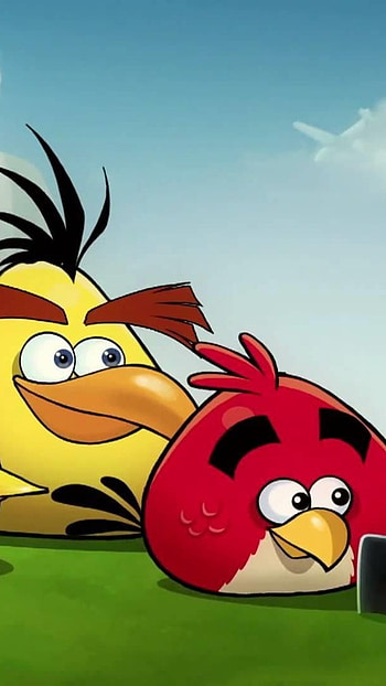 Angry Birds, Birds, Painting HD phone wallpaper