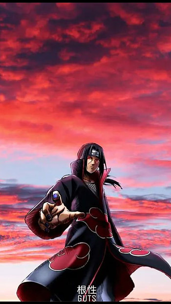 Itachi Uchiha, cloud, sky HD phone wallpaper