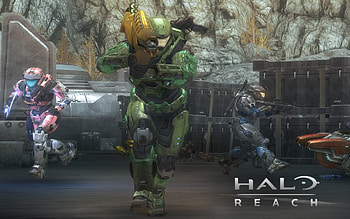 Halo: Reach gaming, Dynamic battle scenes, Legendary Spartans, Epic multiplayer HD wallpaper