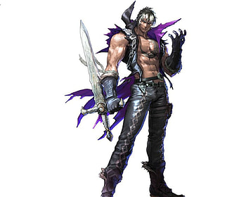 Zwei, soul calibur, armor, fantasy, video game, soul calibur 5, original, warrior, blades HD wallpaper