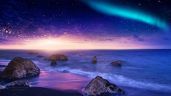 Glowing Sunset , artist, artwork, digital-art, deviantart HD wallpaper