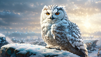 White Owl, white, owl, snow, Animal, winter animals HD wallpaper