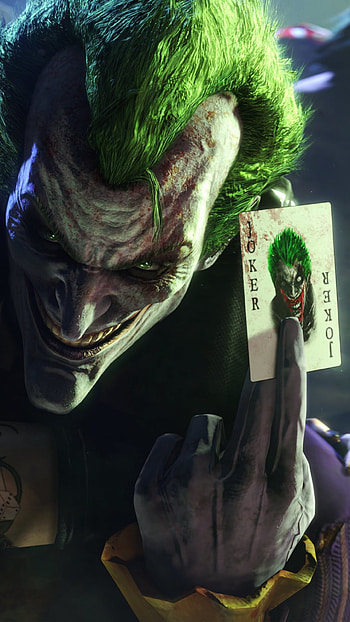 Joker: Neon Grin | Chaos Smile | Card Clown Art, Comic, Joker HD phone wallpaper
