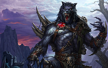 Werewolf , Captivating design, Intriguing creature, Striking visuals HD wallpaper