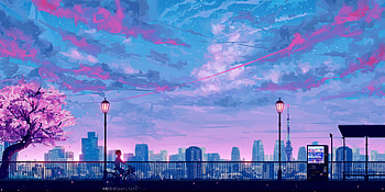 Anzhelika - сайт обоев: обои на рабочий стол аниме пейзажи in 2020. Scenery , Landscape , Aesthetic, Aesthetic U HD wallpaper