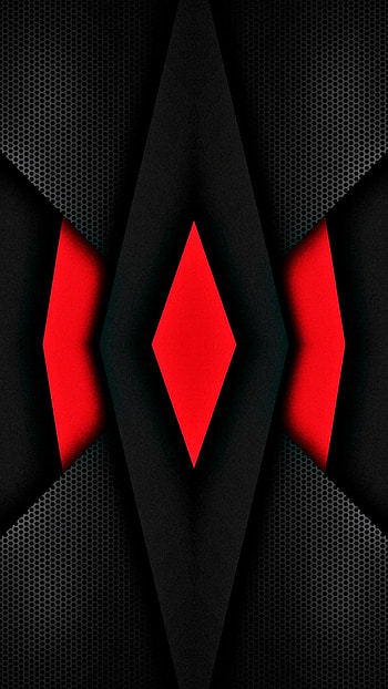 black red amoled neon, digital, tech, 3d, new, horror, material, design, dark, oled, abstract HD phone wallpaper