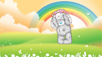 Tatty Teddy, bears, cute, cartoons HD wallpaper