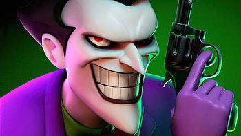 Crazy Joker, joker, supervillain, superheroes, artist, artwork, digital-art, artstation HD wallpaper