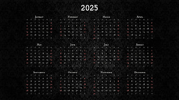 2025 calendar, 2025, calendar, text HD wallpaper