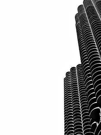 Building, Minimalism, Skyscrapers, Bw, Chb HD phone wallpaper