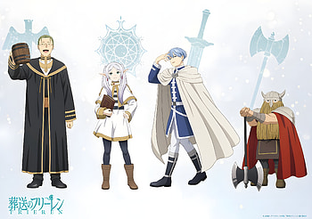 Anime, Frieren: Beyond Journey's End, Frieren (Frieren: Beyond Journey's End), Himmel (Frieren: Beyond Journey's End) HD wallpaper