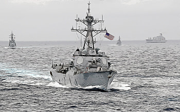 USS Lassen, , vector art, DDG-82, destroyer, United States Navy, US army, abstract ships, battleship, US Navy, Arleigh Burke-class, USS Lassen DDG-82 HD wallpaper