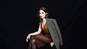 Lily Collins Vogue 2024, lily-collins, girls, celebrities, model, hoot HD wallpaper