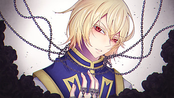 Kurapika, Determined avenger, Scarlet eyes, Anime character HD wallpaper