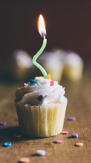Happy Birtay, Cup Cake HD phone wallpaper