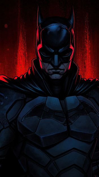 The Batman Posters 2022, Red Background HD phone wallpaper