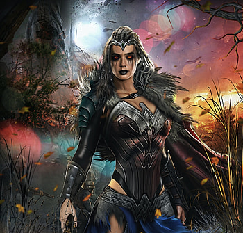 Princess Diana, wonder woman, art HD wallpaper